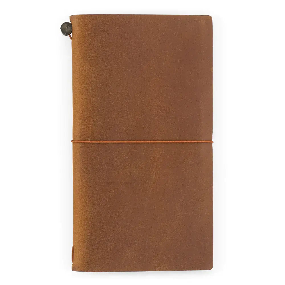 TRAVELER'S notebook Leather Cover Starter Kit - Regular Size - Camel