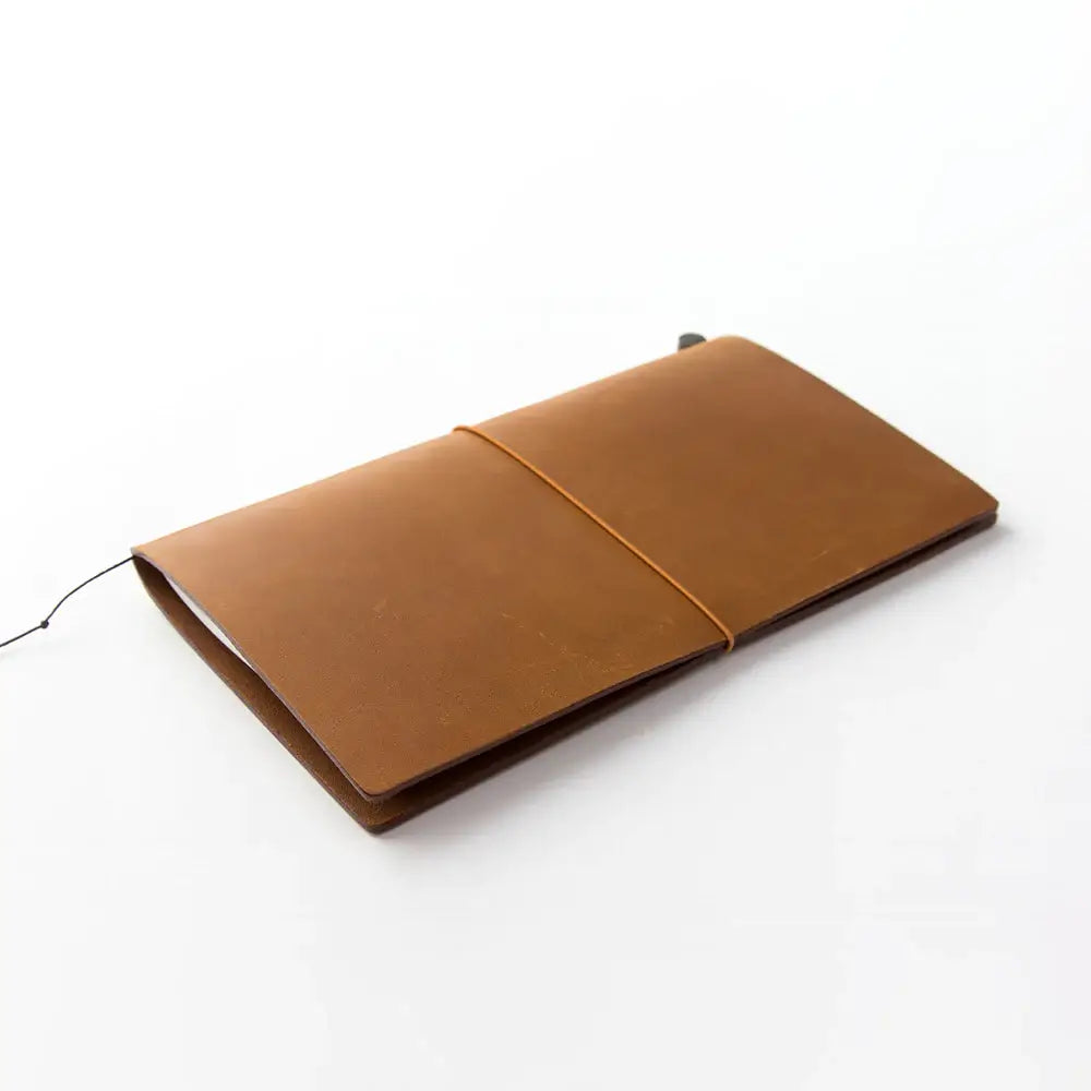 TRAVELER'S notebook Leather Cover Starter Kit - Regular Size - Camel