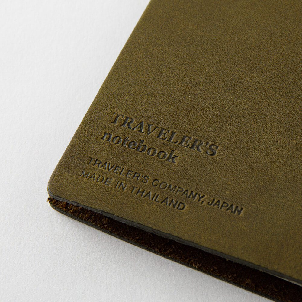 TRAVELER'S notebook Leather Cover Starter Kit - Regular Size - Olive