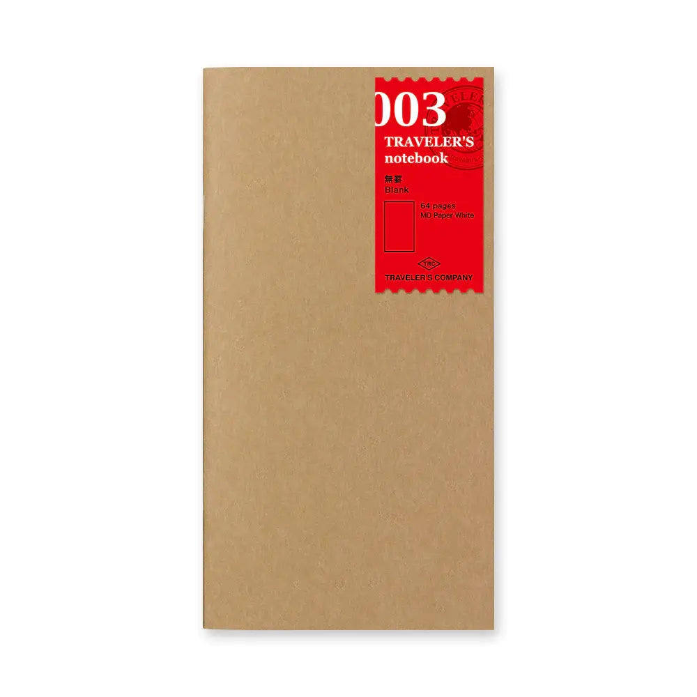 TRAVELER'S notebook Refill - Regular Size - 003 Blank