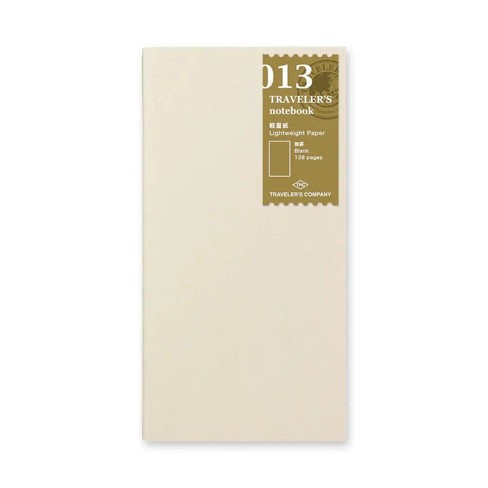 TRAVELER'S notebook Refill - Regular Size - 013 Lightweight Paper