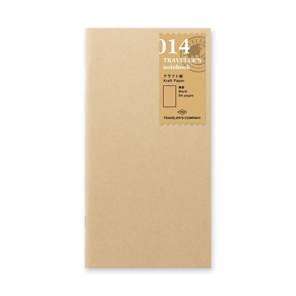 TRAVELER'S notebook Refill - Regular Size - 014 Kraft Paper