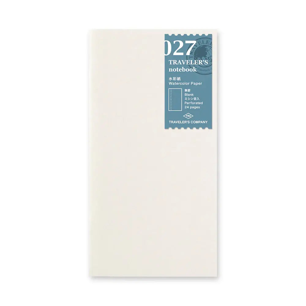 TRAVELER'S notebook Refill - Regular Size - 027 Watercolour Paper
