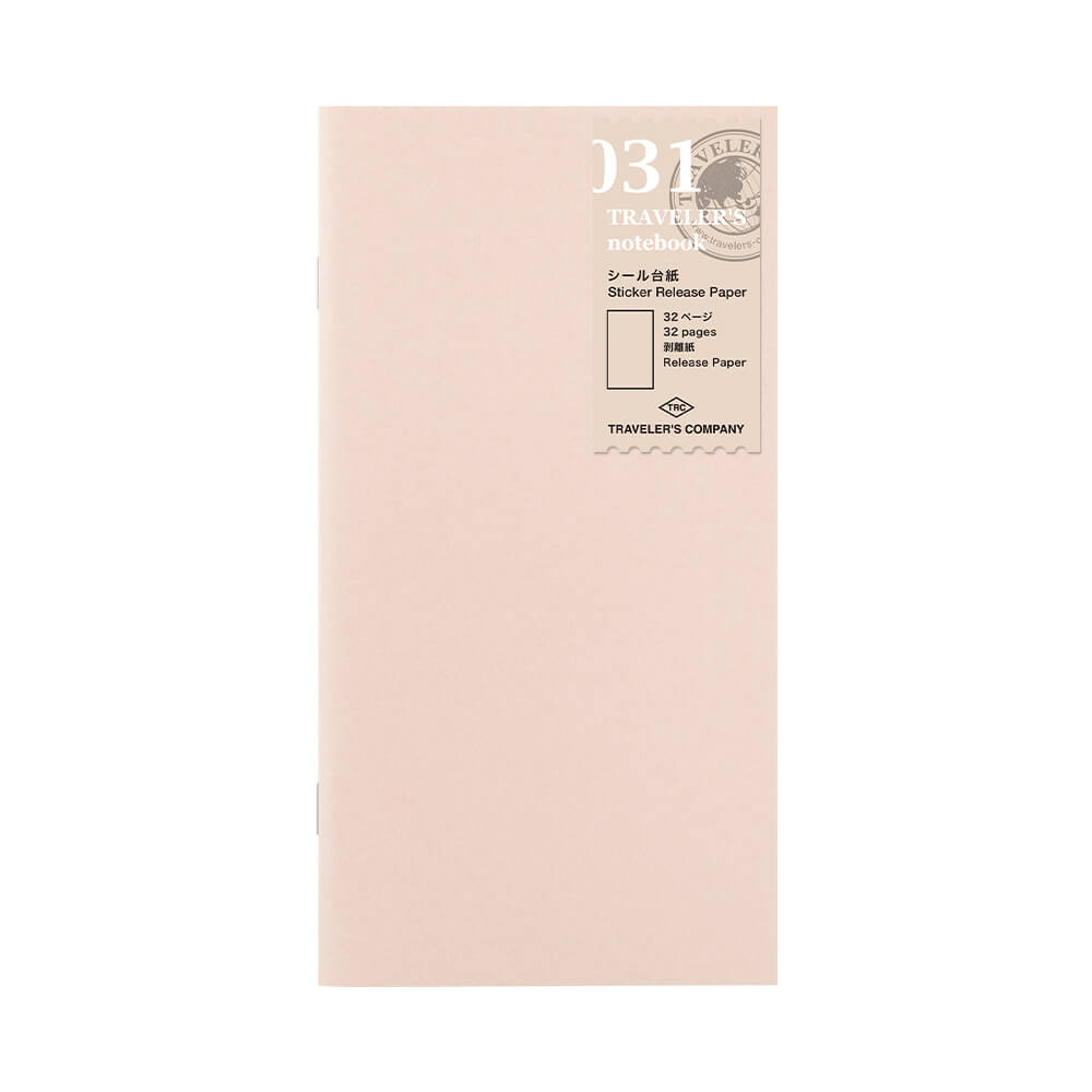 TRAVELER'S notebook Refill - Regular Size - 031 Sticker Release Paper